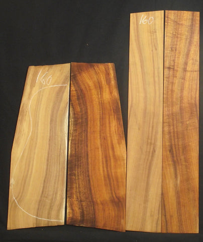 AA Curly Koa Jumbo guitar set #160
