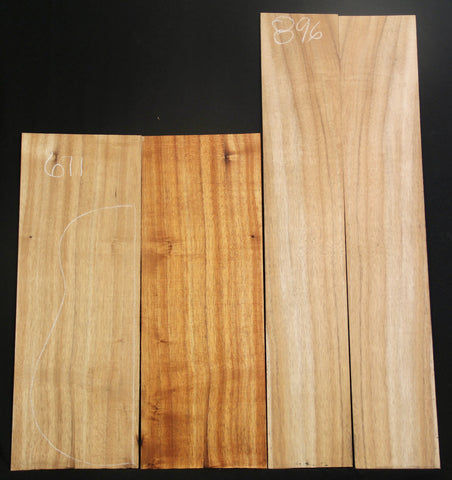 A Curly Koa Jumbo guitar set #896/611
