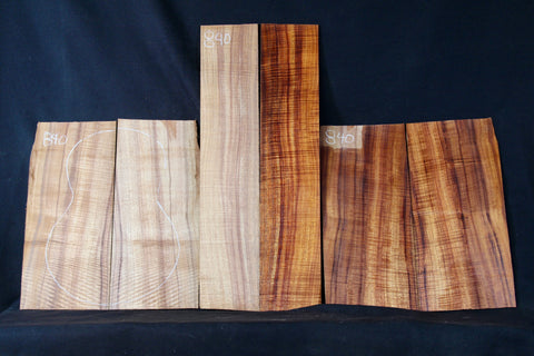 AAAA Curly Koa Baritone set #840