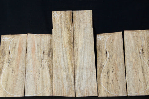 Spalted Mango Tenor Uke set #845