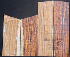 Exhibition Grade Curly Koa Baritone Ukulele b/s set #165