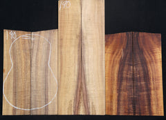 AA Curly Koa Concert Ukulele set #190