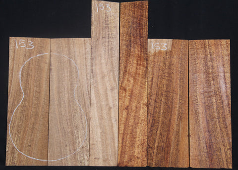 AAAA Curly Koa Tenor Ukulele set #153
