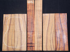 AAA Baritone Curly Koa Ukulele set #215
