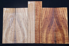 AAA Baritone Curly Koa Ukulele set #309