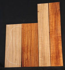 AAA Curly Koa Jumbo guitar set #687