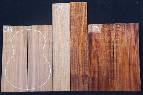 AA Tenor Curly Koa Ukulele set # 379