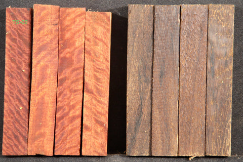 Pheasant wood/ Curly Robusta pen blanks  TS-02