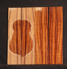AAA Koa Concert Ukulele back/side set #717