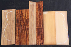 Exhibition Grade Curly Koa Tenor Ukulele set #813