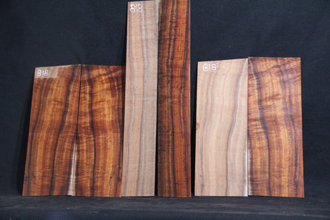AAA Curly Koa Tenor Ukulele set #818