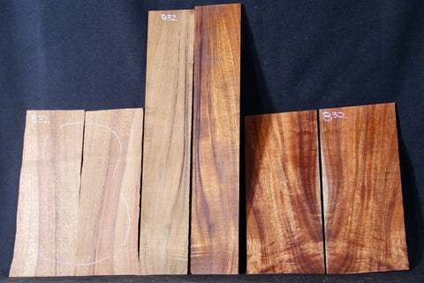 AA Curly Koa Tenor set #832