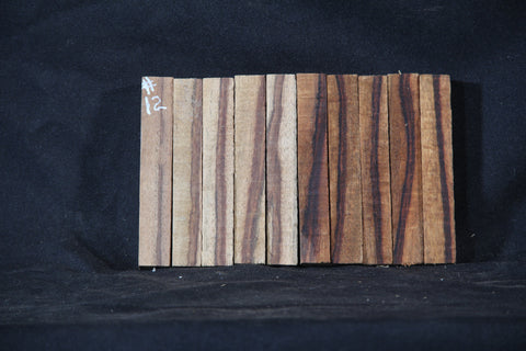 Chocolate heart Mango pen blanks  #12