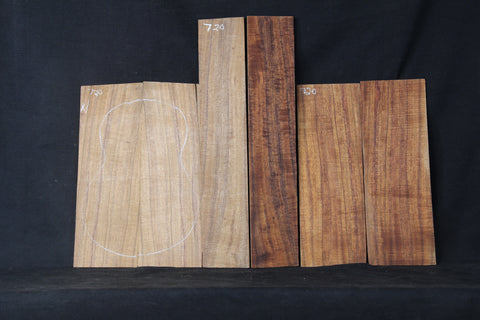 AAA  Curly Koa Tenor set #720
