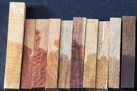 Assorted Hawaiian pen blanks lot #22