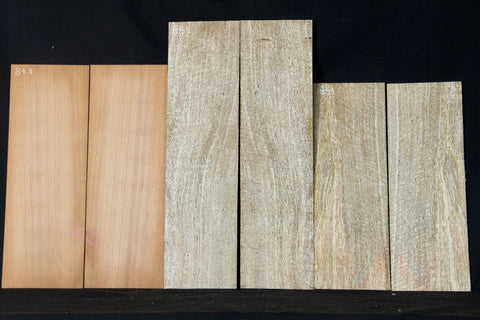 Curly Mango/ Redwood Tenor Uke set #844