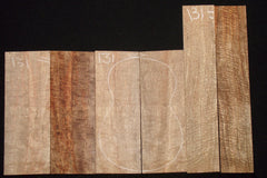 AAAA Curly Mango Tenor ukulele set #131