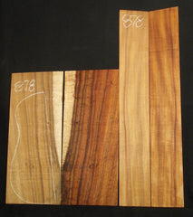 AAA Curly Koa jumbo guitar set #878