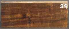 Stabilized Curly Koa Knife scales #24