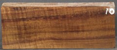 Stabilized Curly Koa Knife scale #10