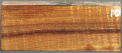 Stabilized Curly Koa Knife scales #10