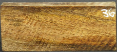 Stabilized AAA Curly Mango Knife  scale #36