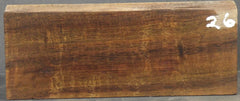 Stabilized Curly Koa Knife scale #26