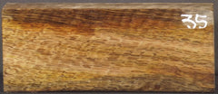 Stabilized AAA Curly Mango Knife scale #35